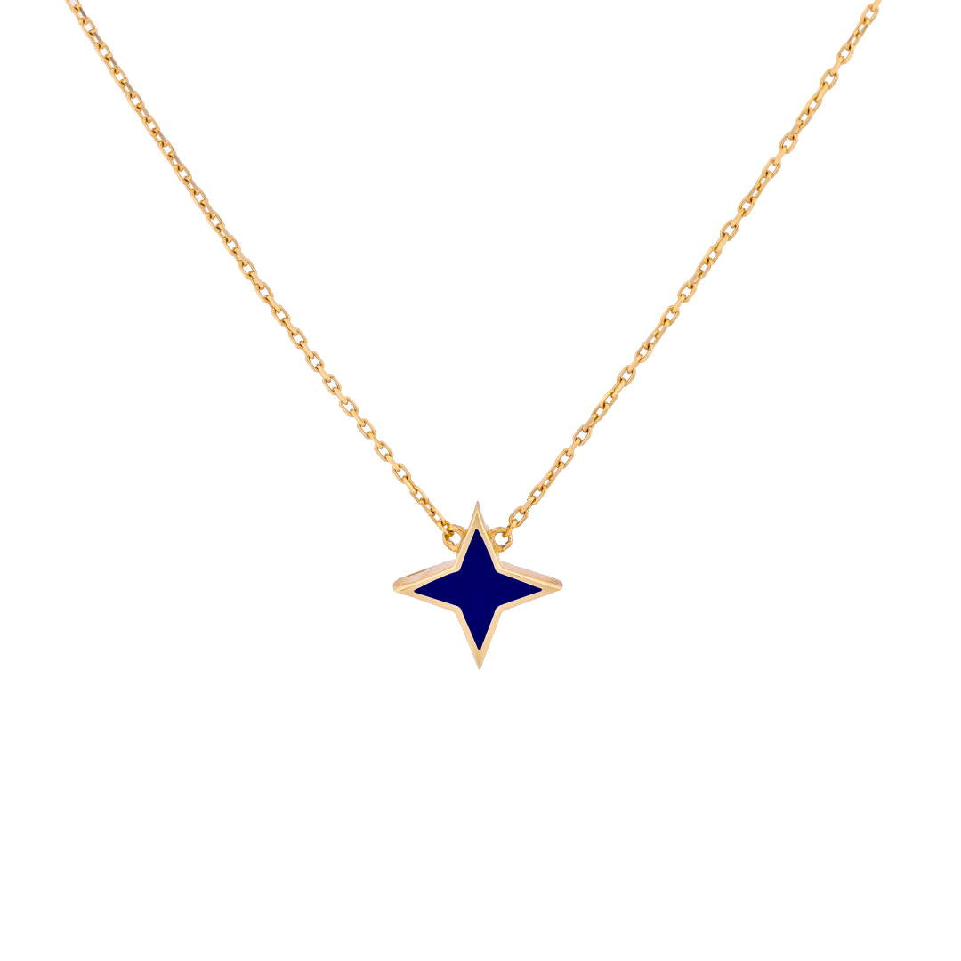 Uranus 18K Yellow Gold Necklace