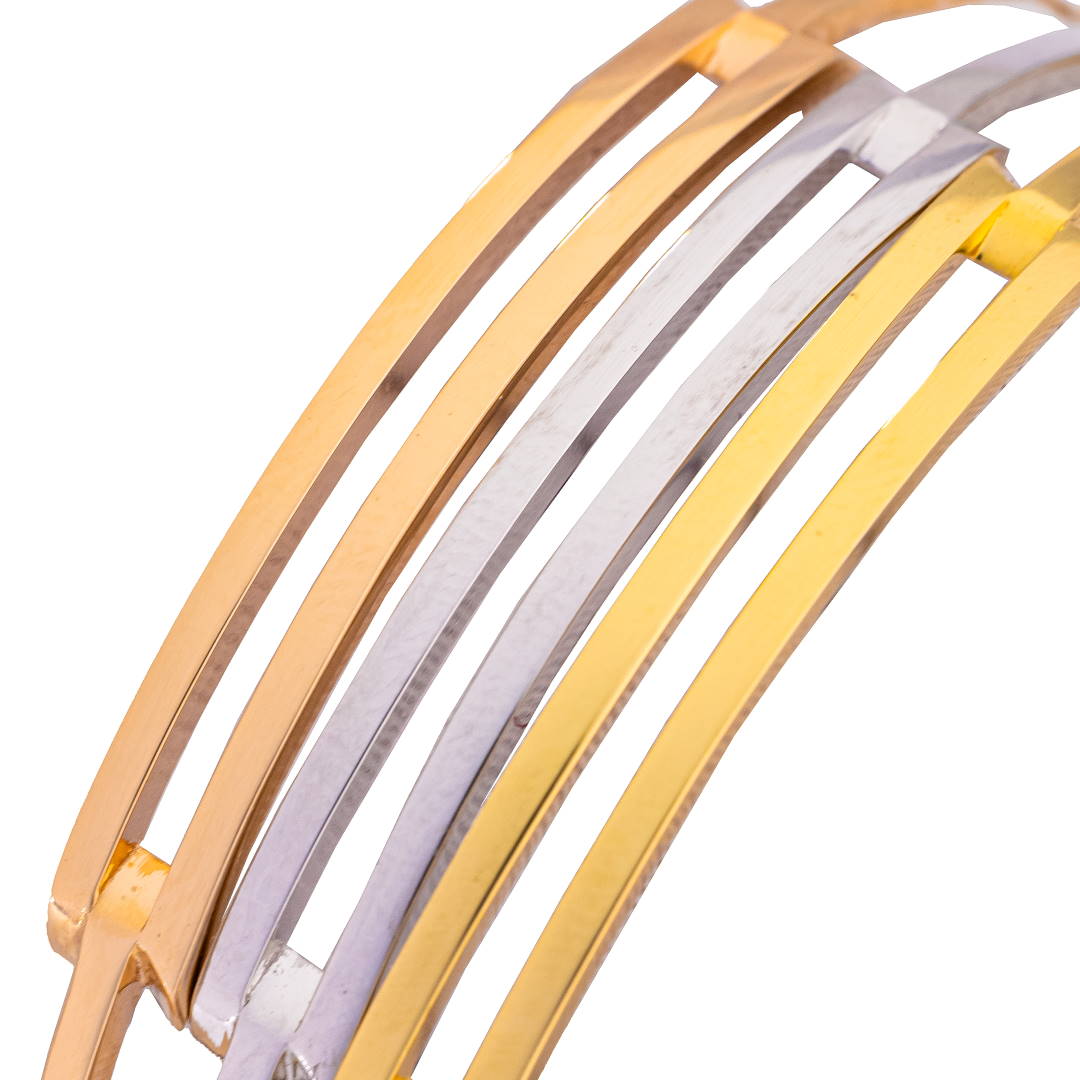 Lavin 18K Yellow Gold Bangle