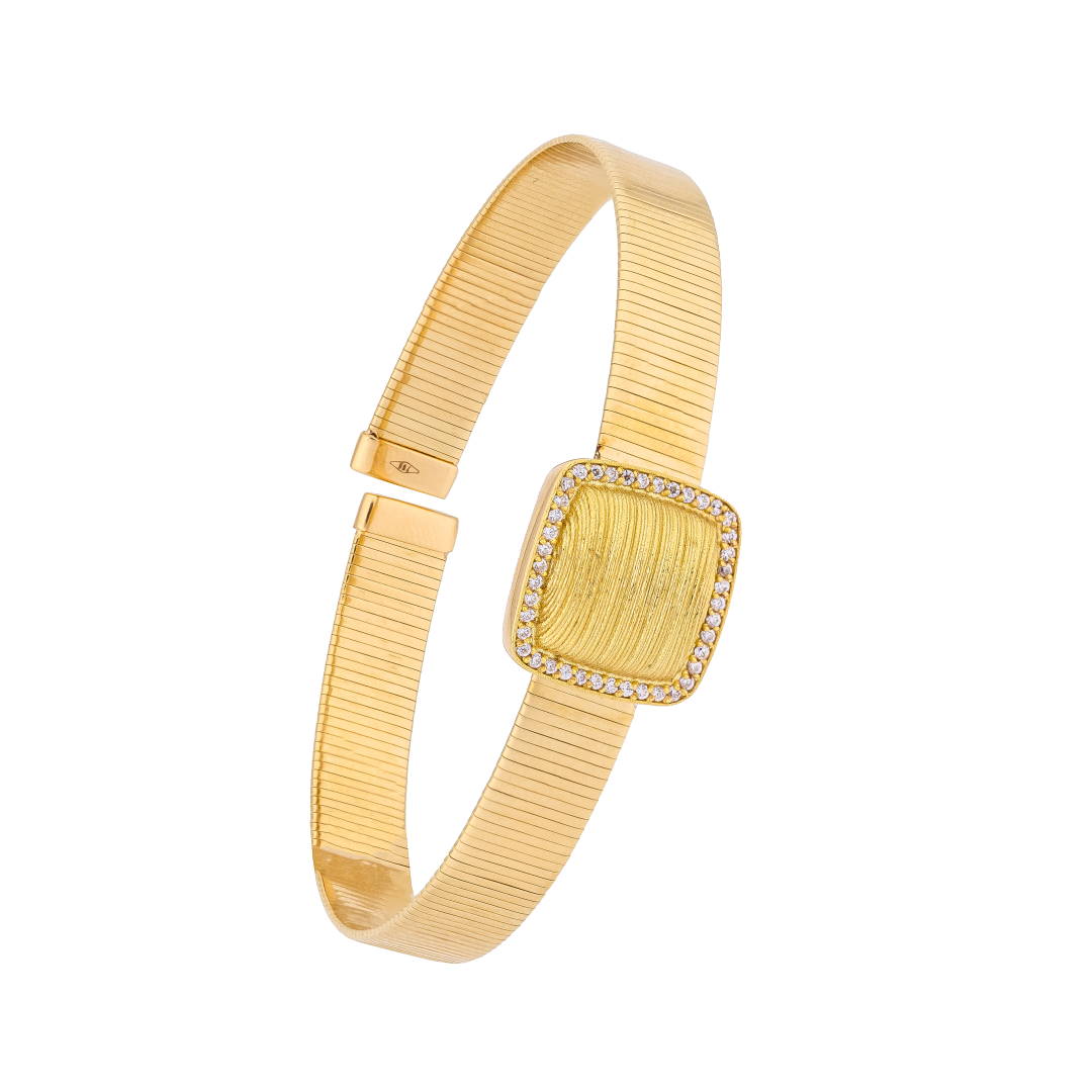 Rayka 18K Yellow Gold Bangle