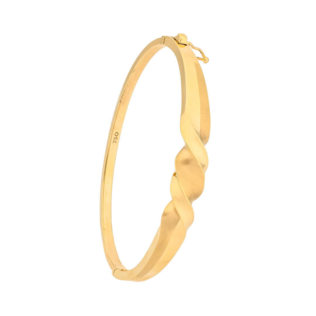 Lavin 18K Yellow Gold Bangle