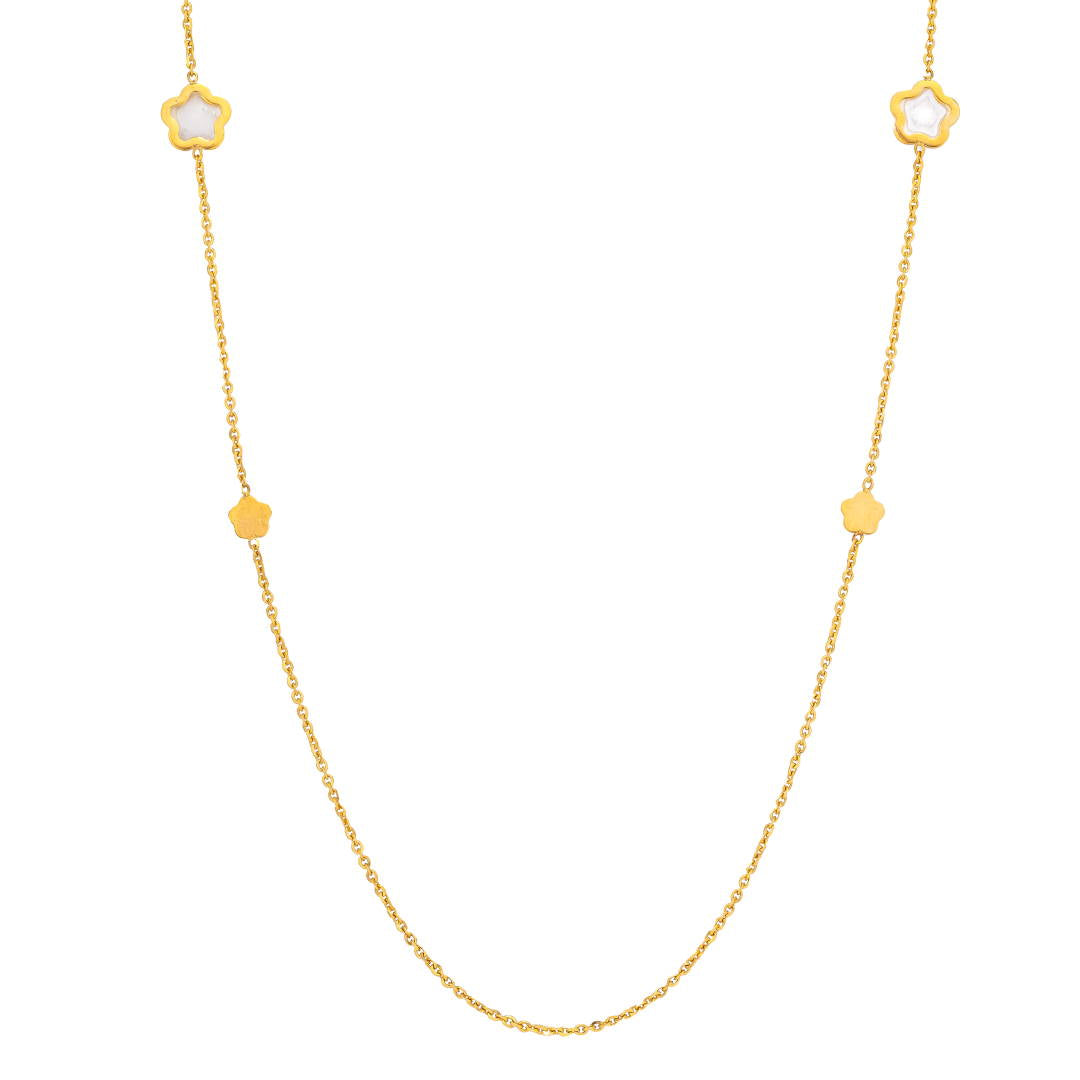 Uranus 18K Yellow Gold Necklace