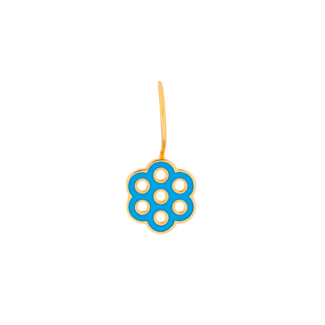 Uranus 21K Yellow Gold Earring