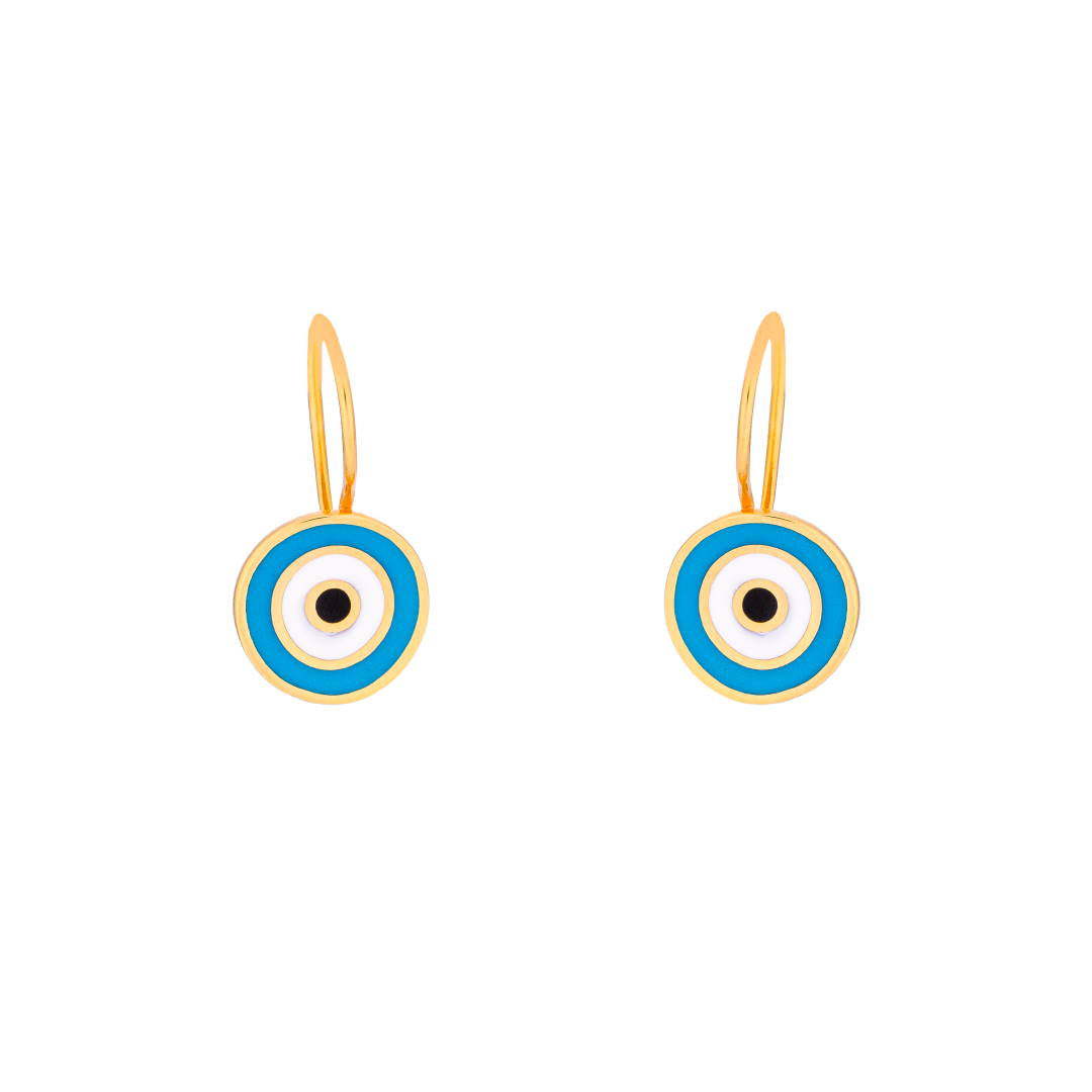 Uranus 21K Yellow Gold Earring