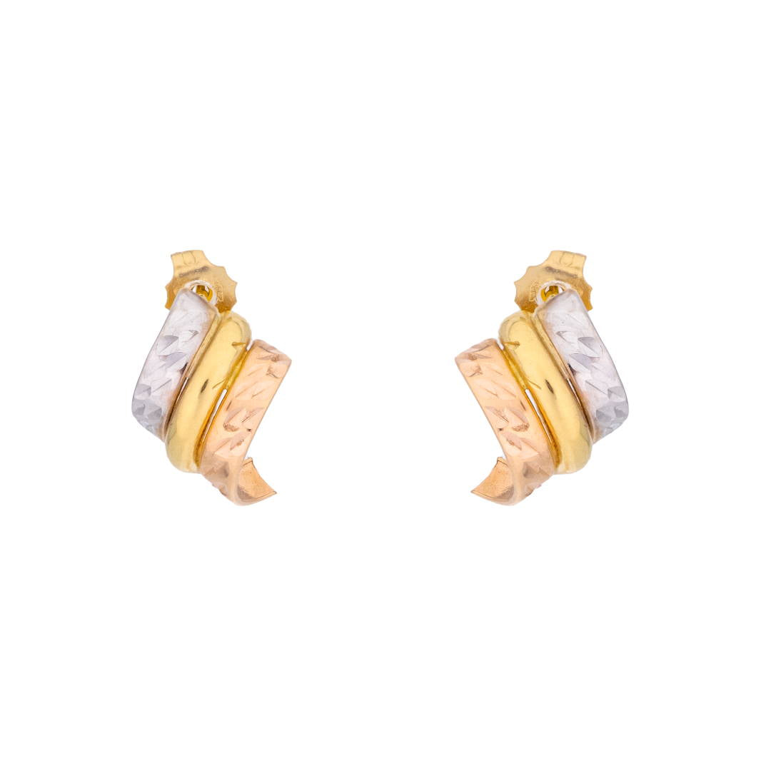 Lavin 18K Yellow Gold Earring