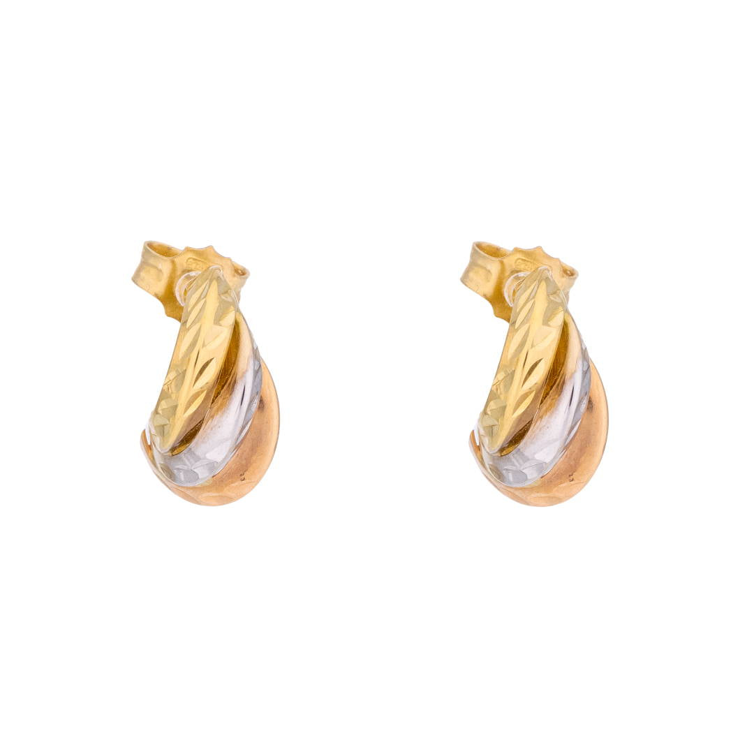 Lavin 18K Yellow Gold Earring