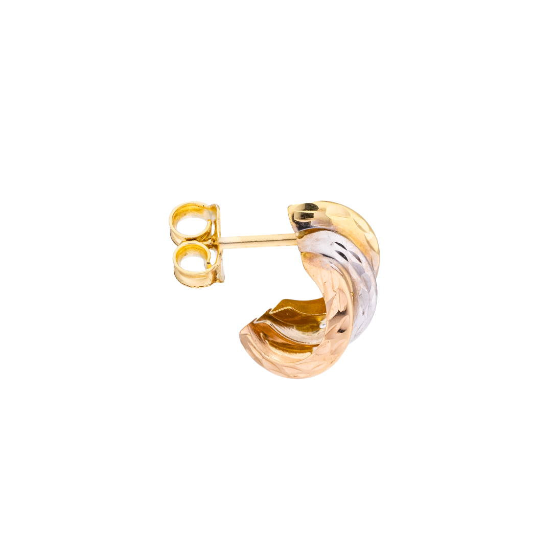 Lavin 18K Yellow Gold Earring