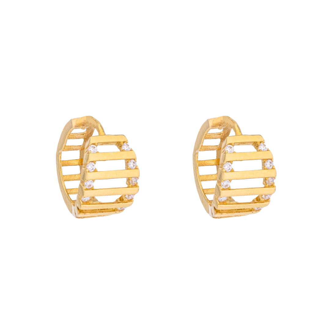 Lavin 18K Yellow Gold Earring