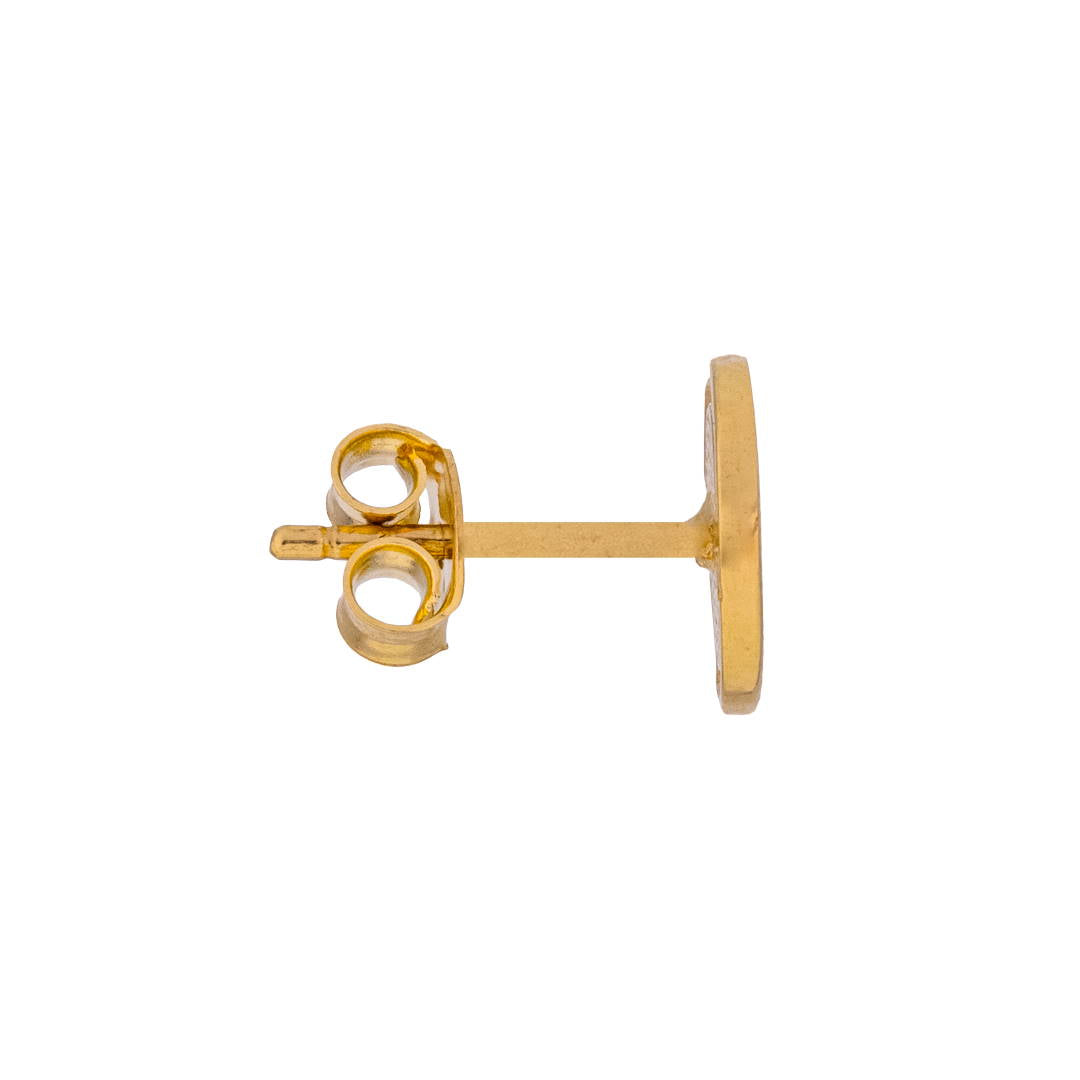 Uranus 18K Yellow Gold Earring