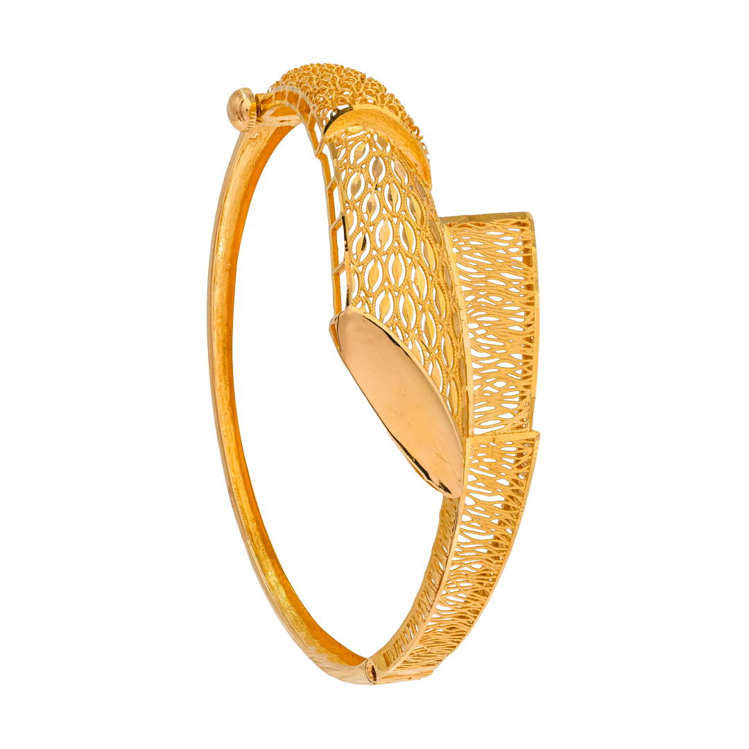 Rayka 21K Yellow Gold Bangle