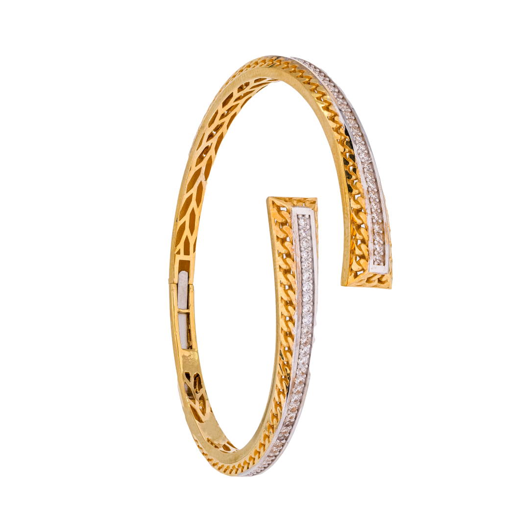 Lavin 18K Yellow Gold Bangle