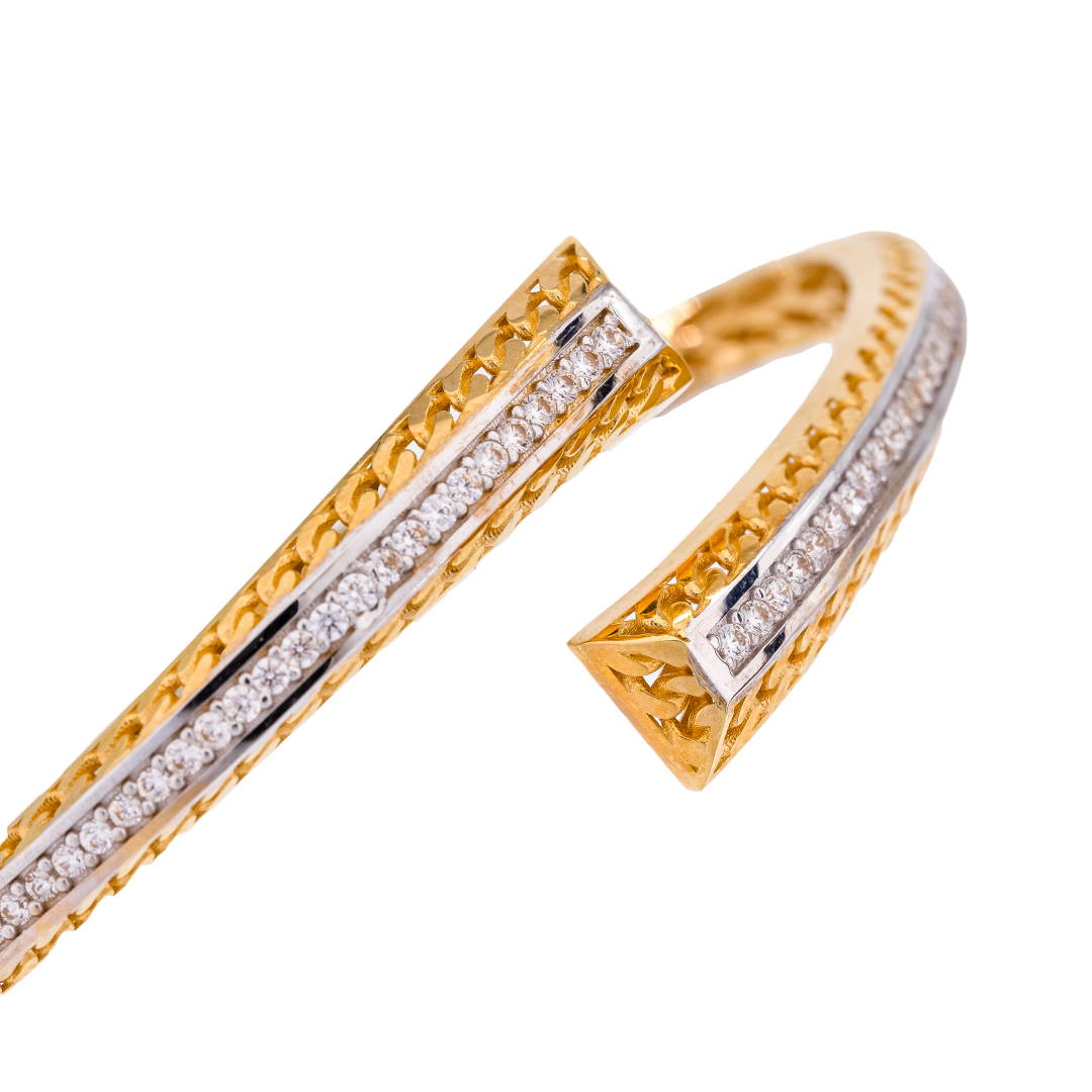 Lavin 18K Yellow Gold Bangle