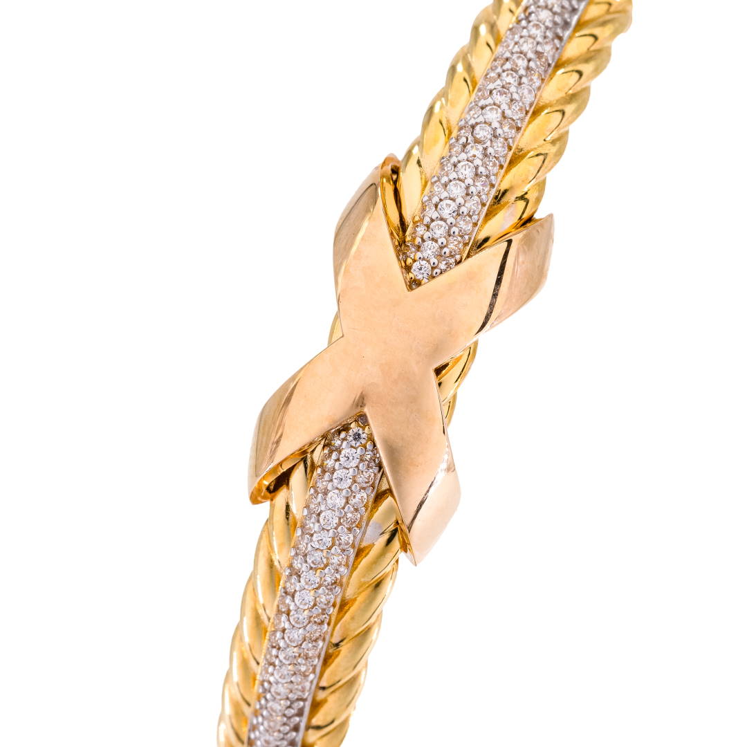 Rayka 18K Yellow Gold Bangle