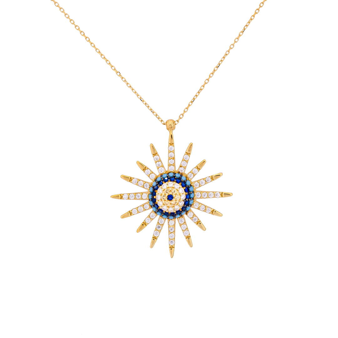 Uranus 18K Yellow Gold Necklace