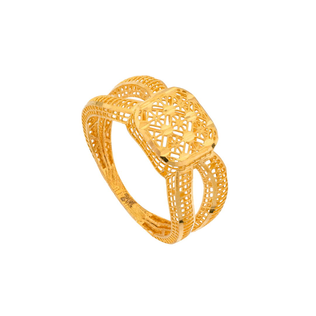 Diyara 21K Yellow Gold Ring