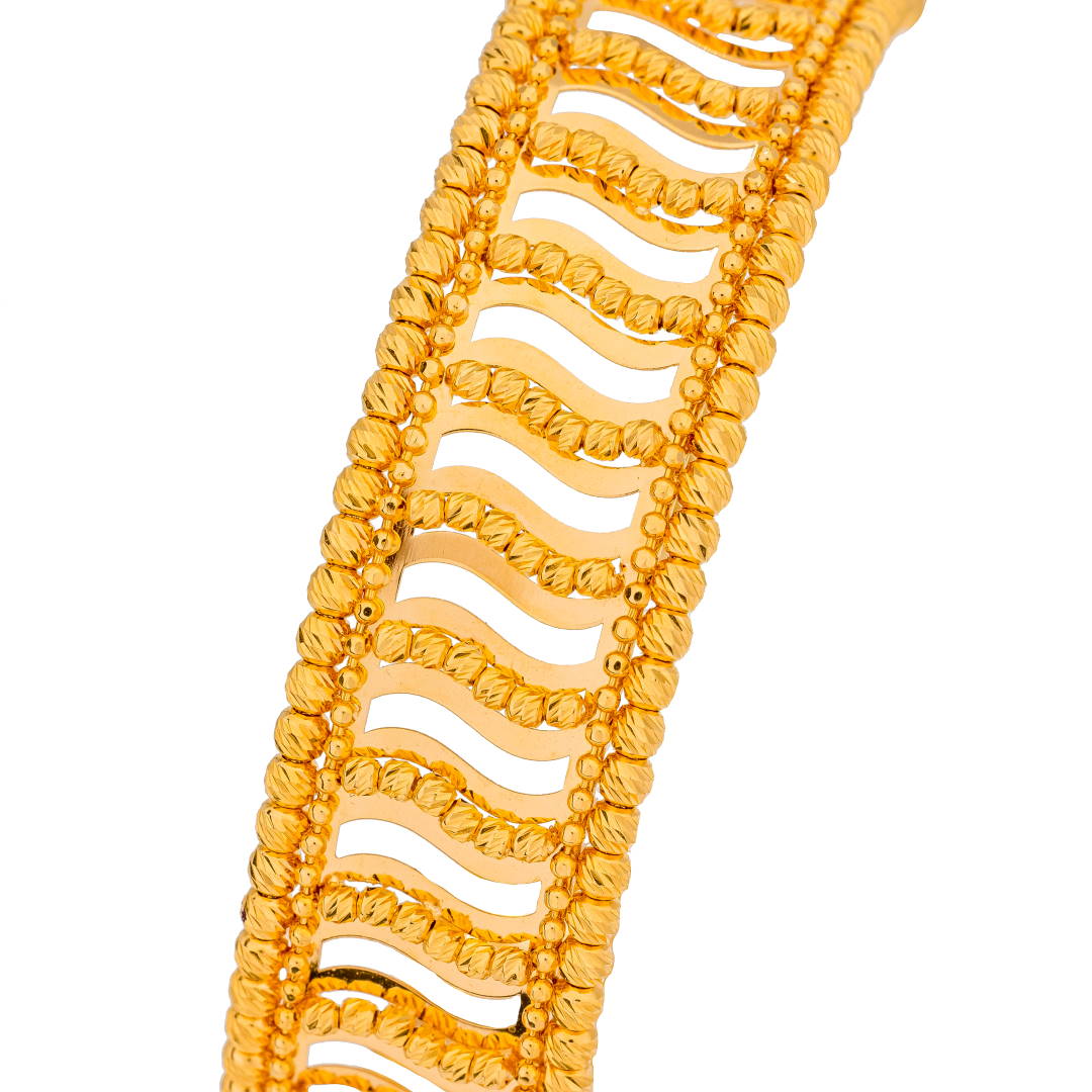 Rayka 21K Yellow Gold Bangle