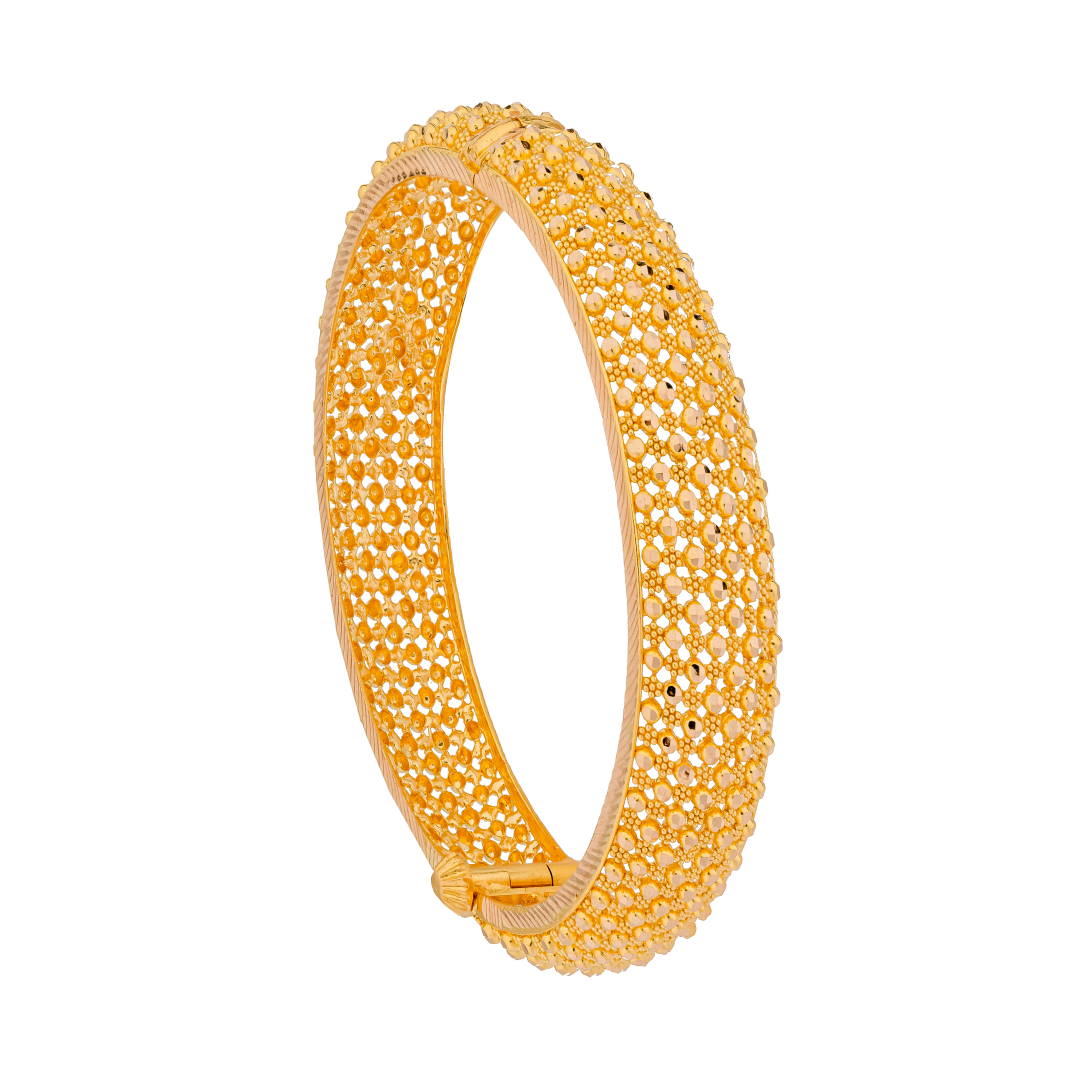 Rayka 21K Yellow Gold Bangle