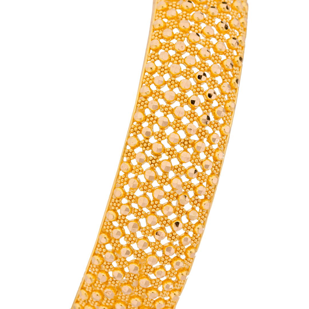 Rayka 21K Yellow Gold Bangle