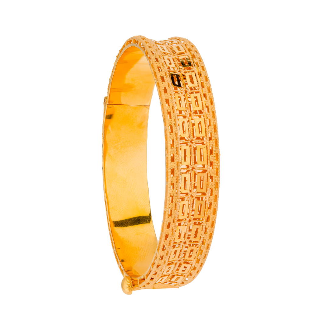 Rayka 21K Yellow Gold Bangle