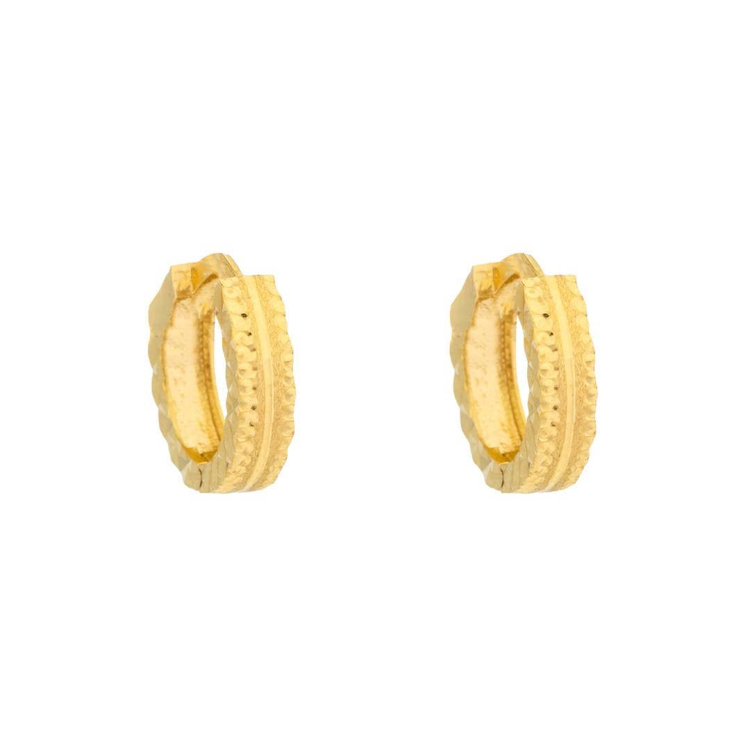 Lavin 18K Yellow Gold Earring