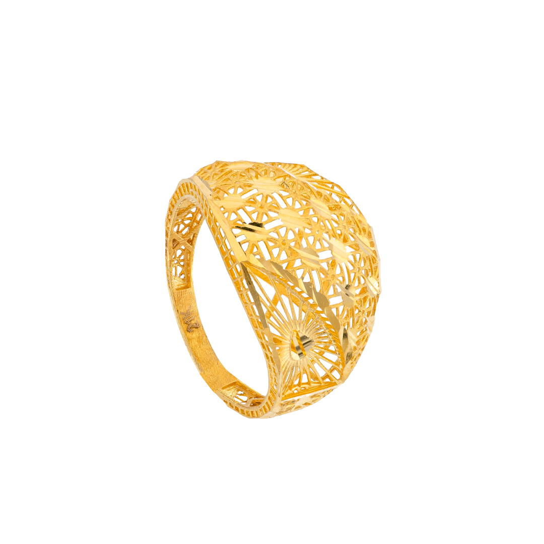 Diyara 21K Yellow Gold Ring