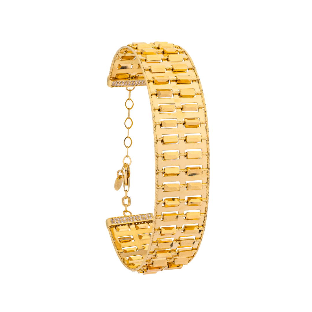 Rayka 18K Yellow Gold Bangle