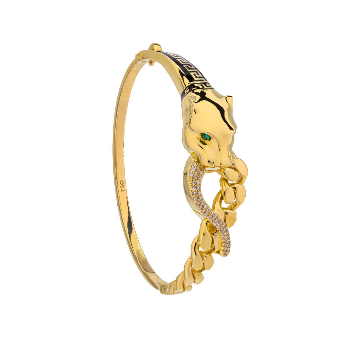 Homet 18K Yellow Gold Bangle