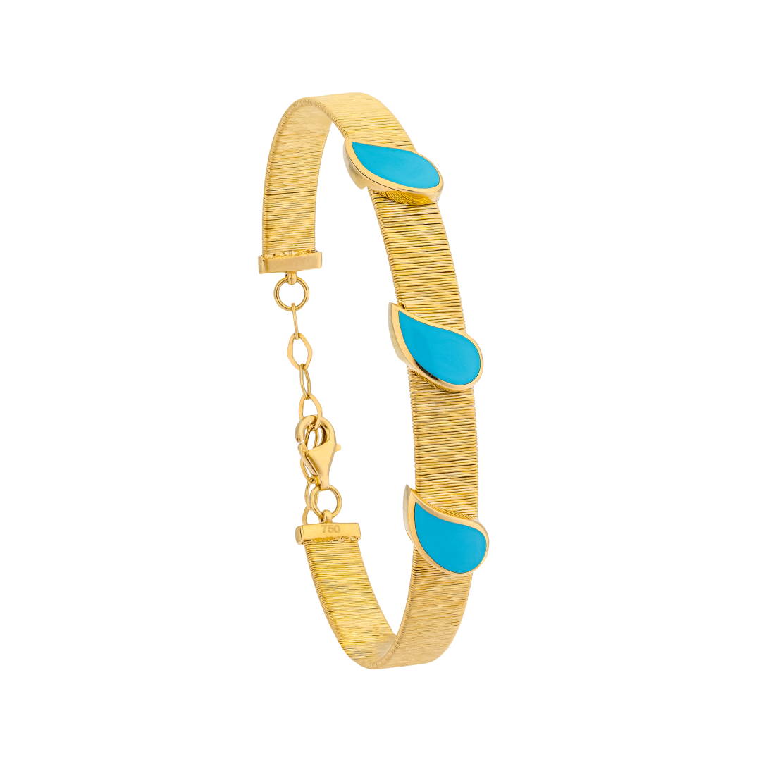 Uranus 18K Yellow Gold Bangle