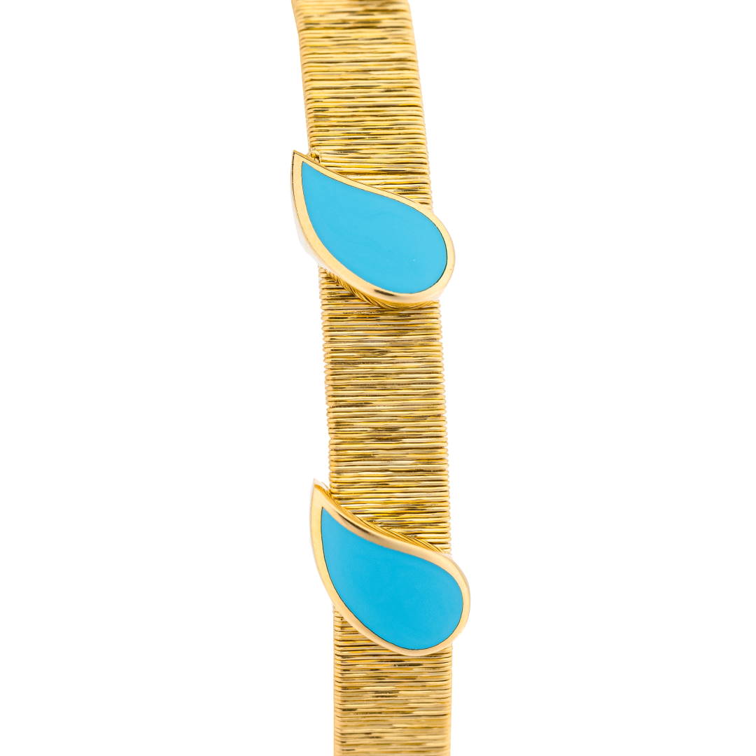 Uranus 18K Yellow Gold Bangle