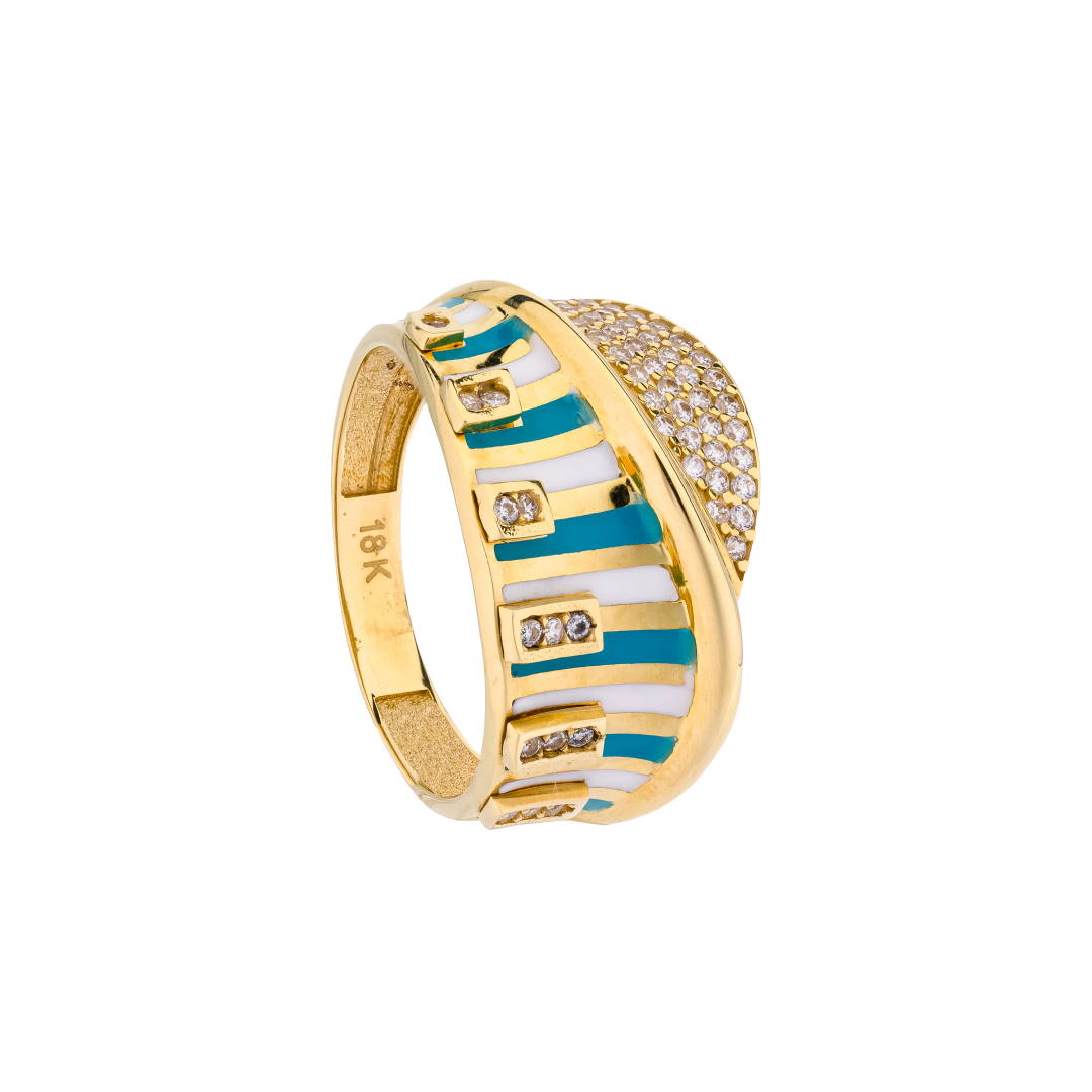 Uranus 18K Yellow Gold Ring