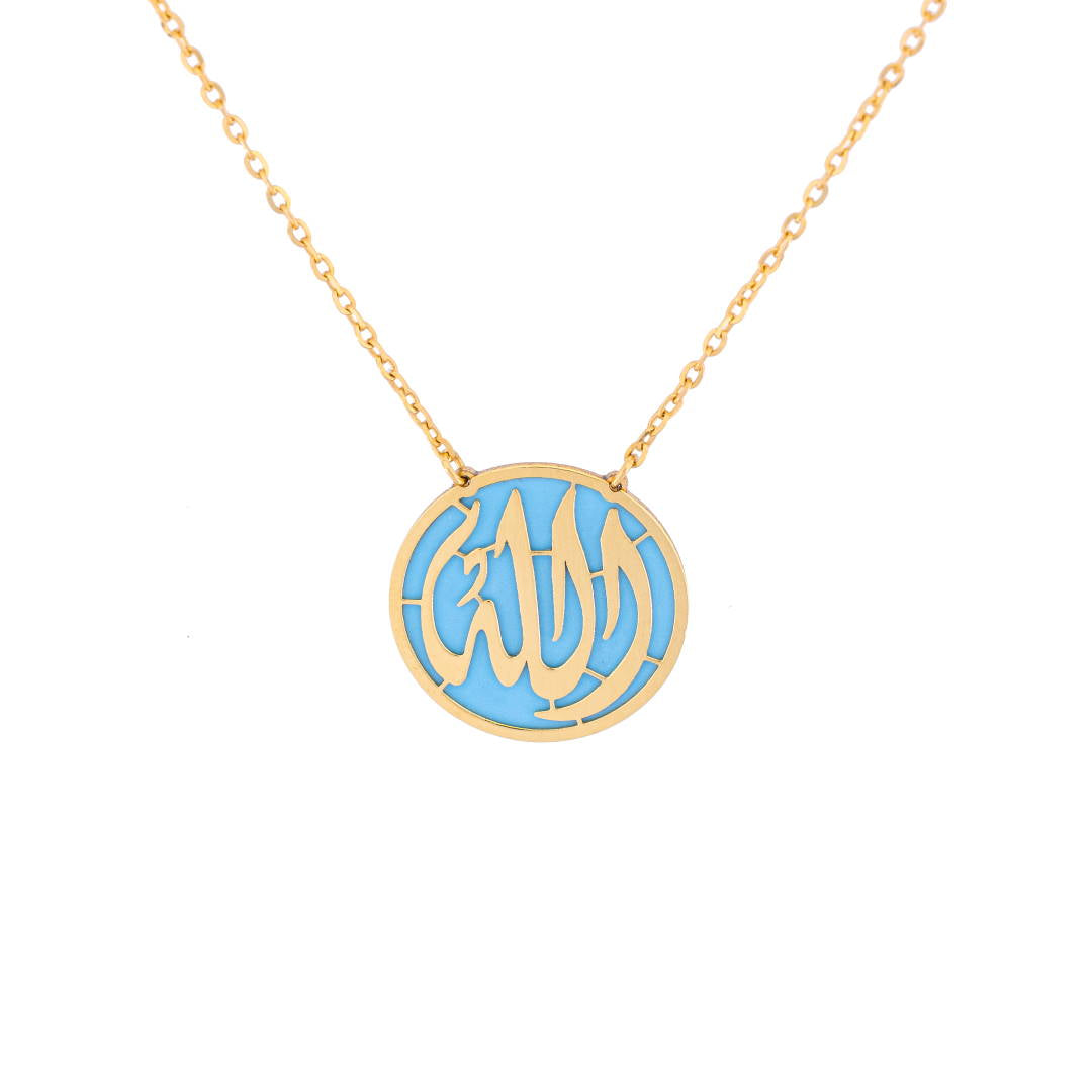 Uranus 18K Yellow Gold Necklace