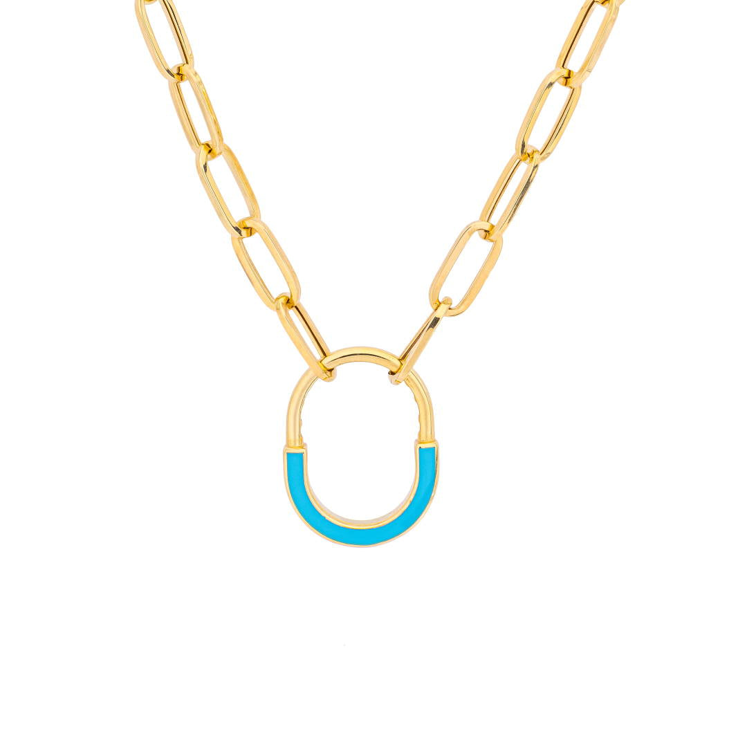 Uranus 18K Yellow Gold Necklace