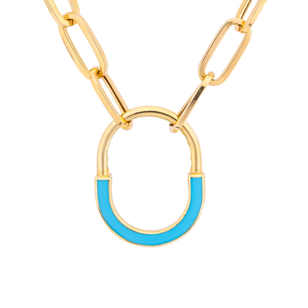 Uranus 18K Yellow Gold Necklace