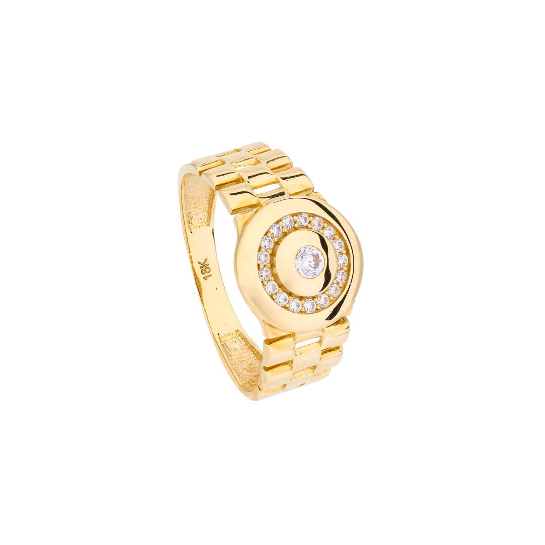 Homet 18K Yellow Gold Ring