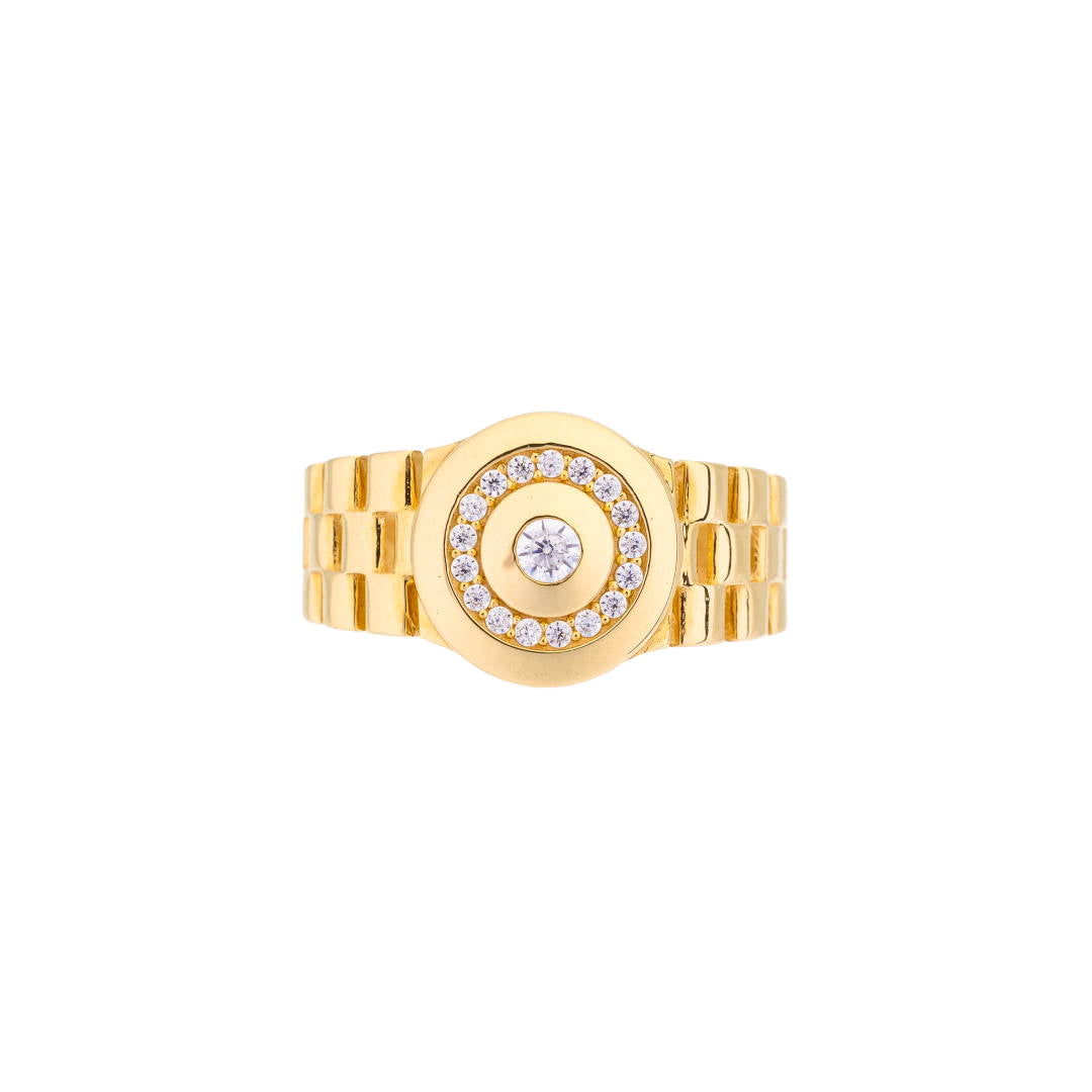 Homet 18K Yellow Gold Ring