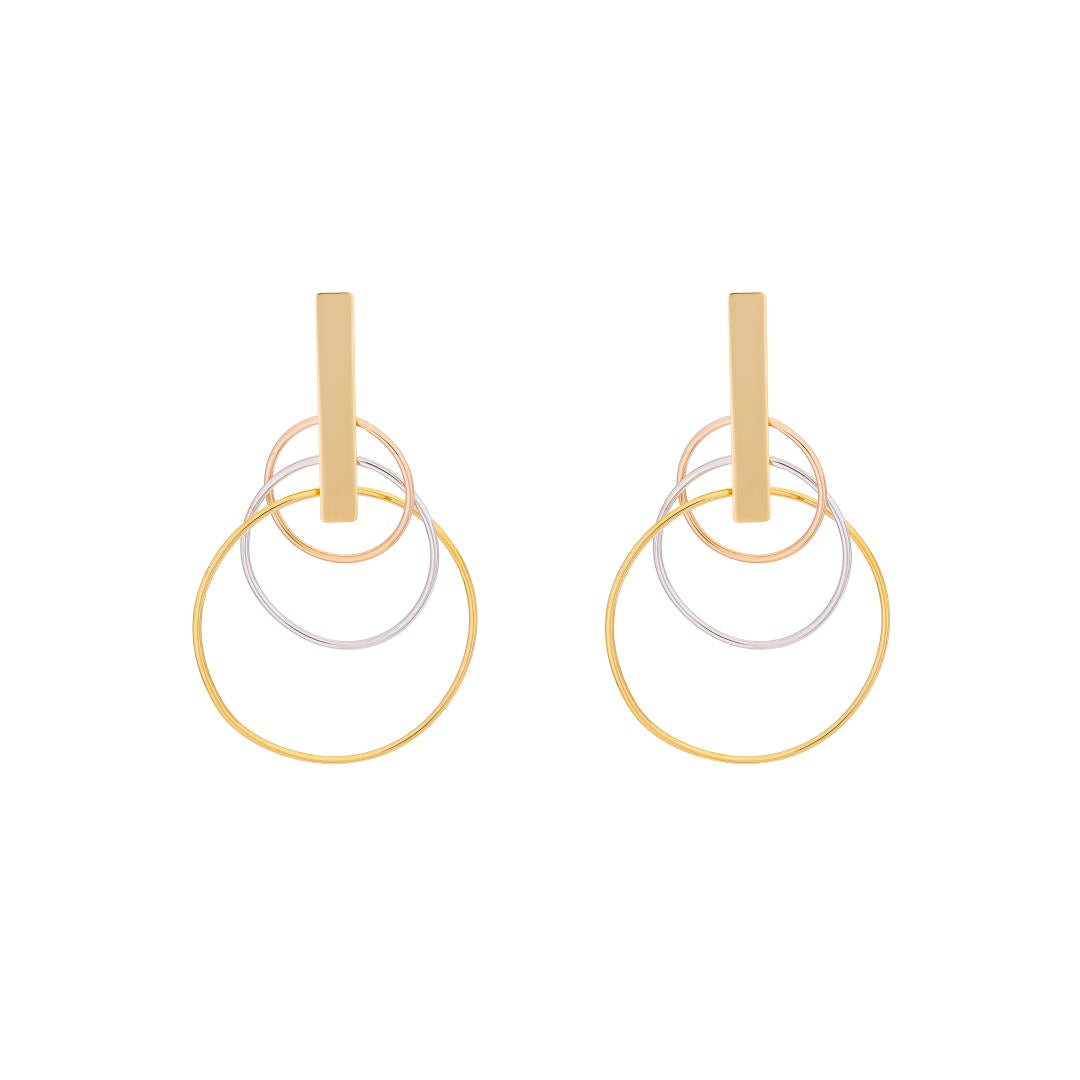 Lavin 18K Yellow Gold Earring