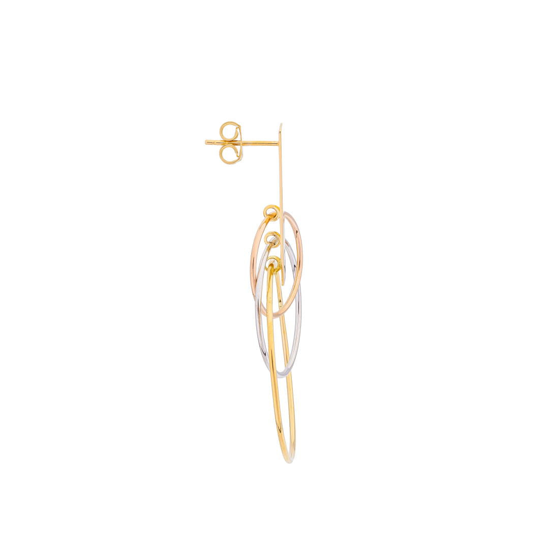 Lavin 18K Yellow Gold Earring