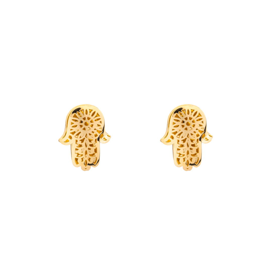 Lavin 18K Yellow Gold Earring