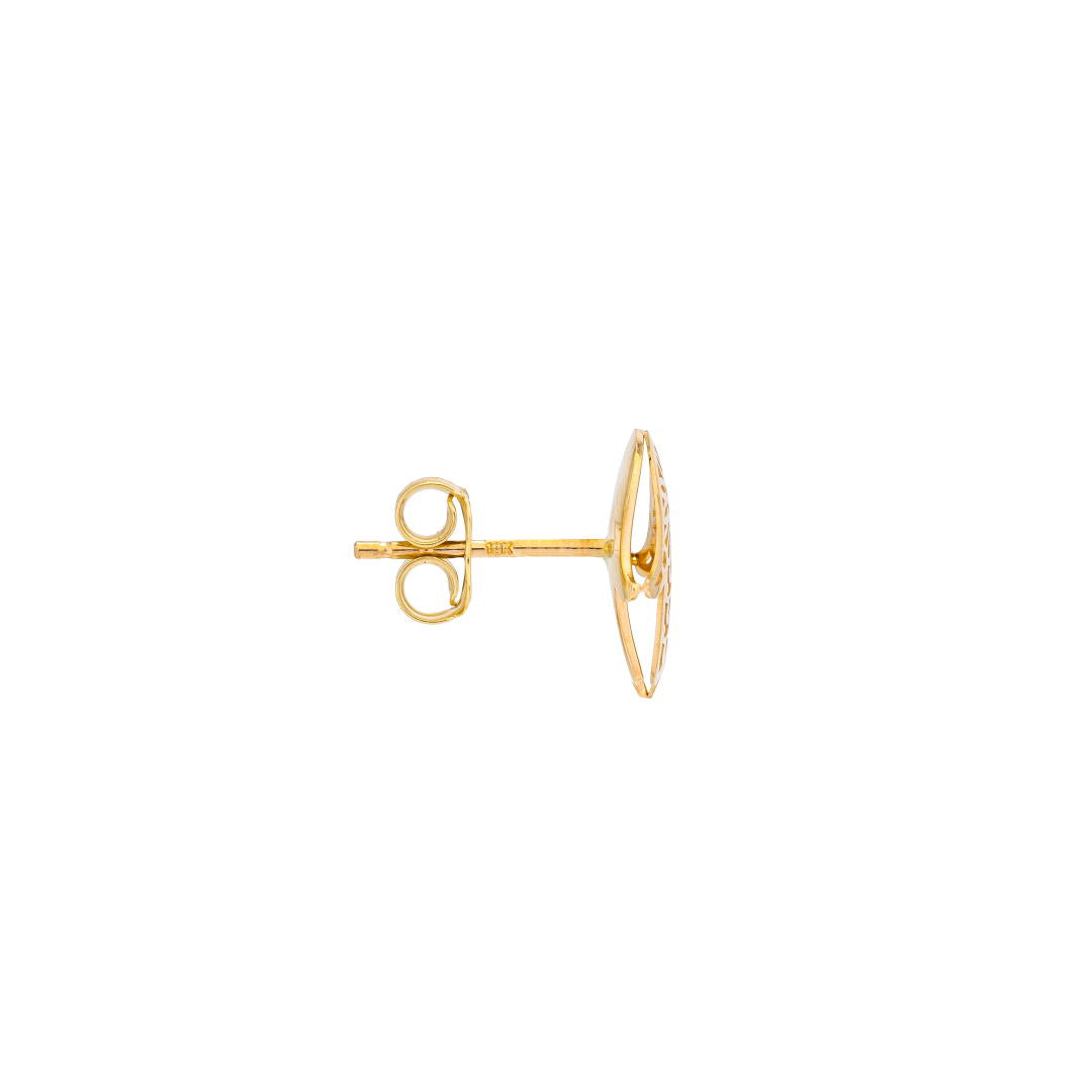 Lavin 18K Yellow Gold Earring