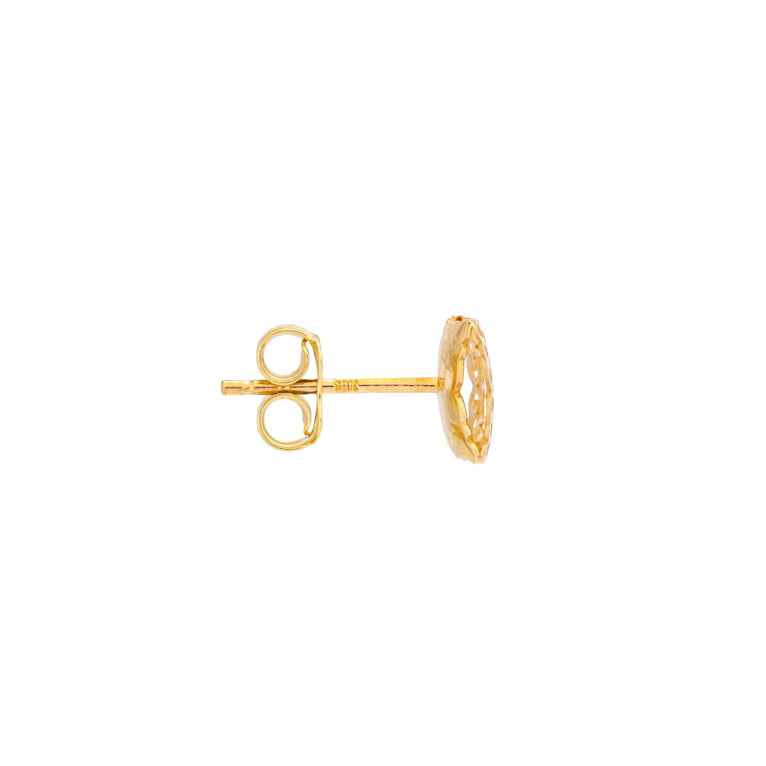 Lavin 18K Yellow Gold Earring