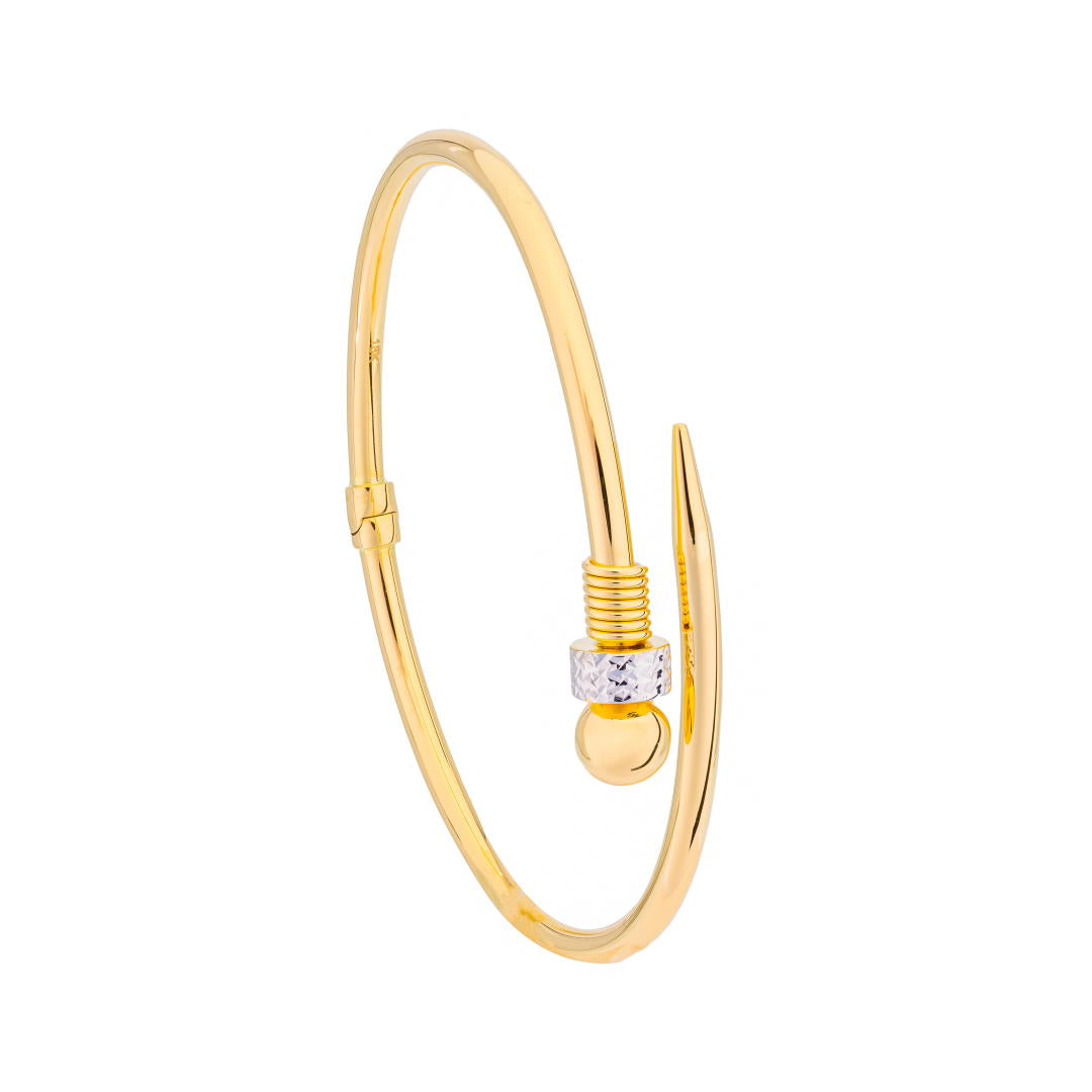 Lavin 18K Yellow Gold Bangle