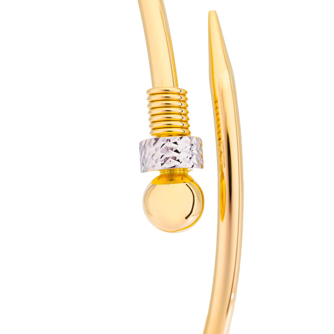 Lavin 18K Yellow Gold Bangle