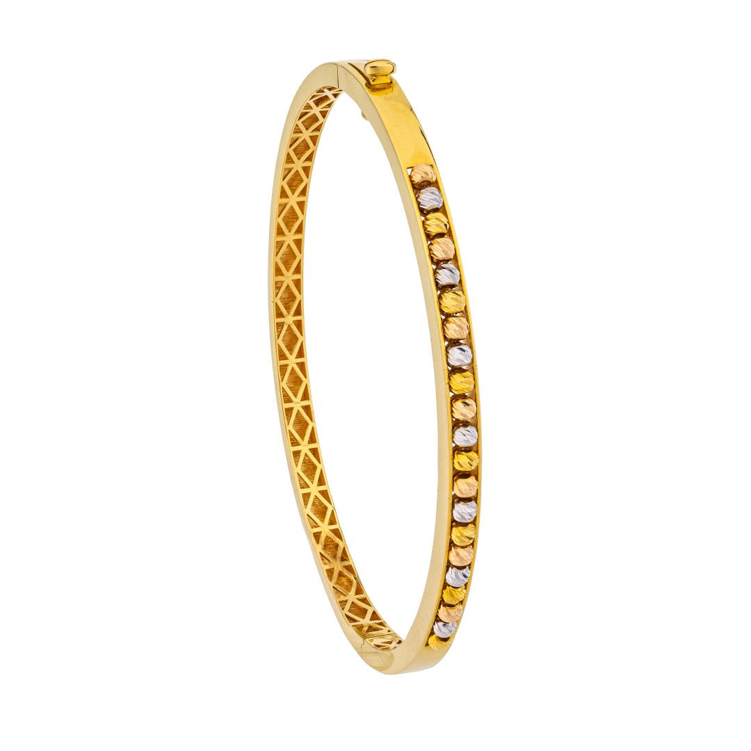 Rayka 21K Yellow Gold Bangle