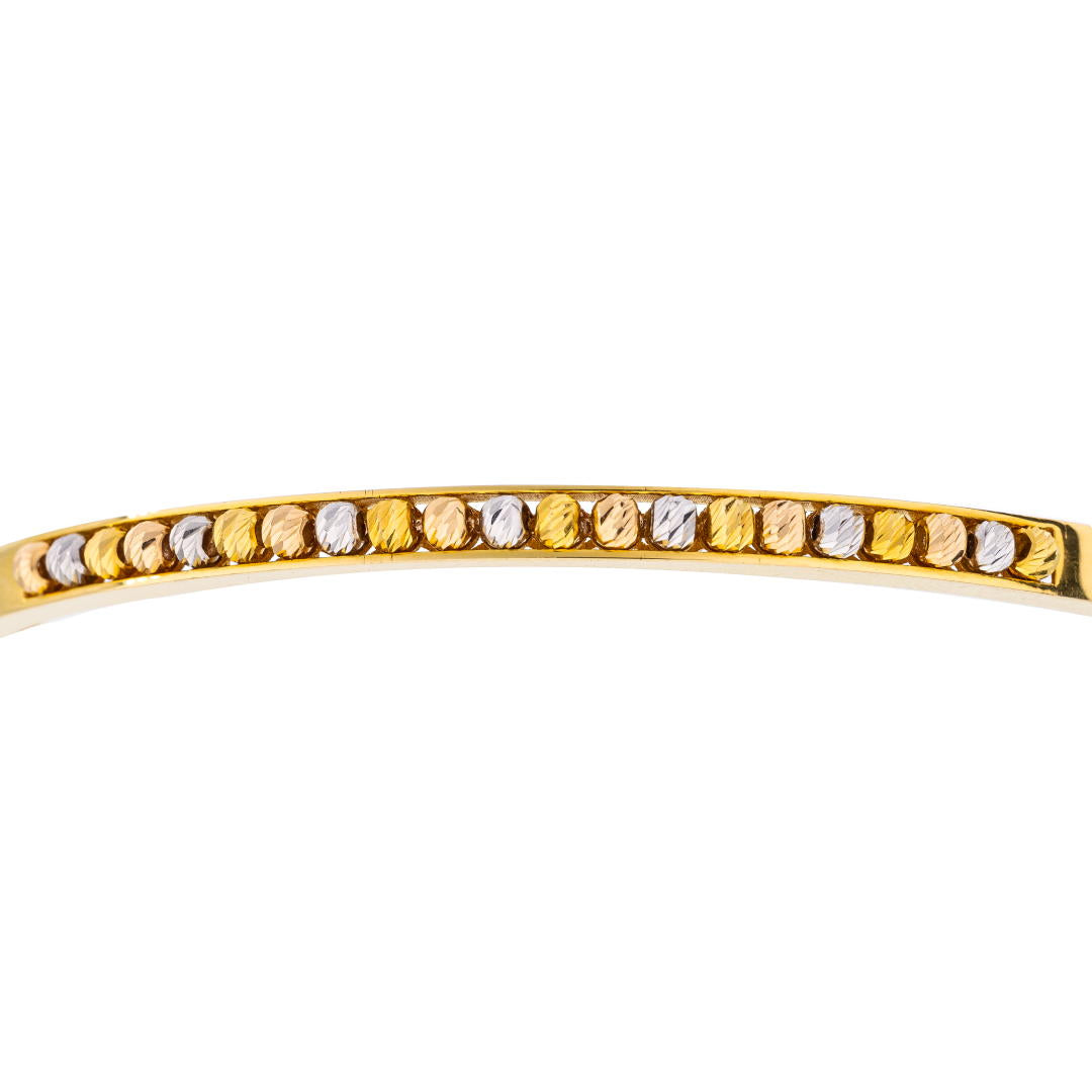 Rayka 21K Yellow Gold Bangle