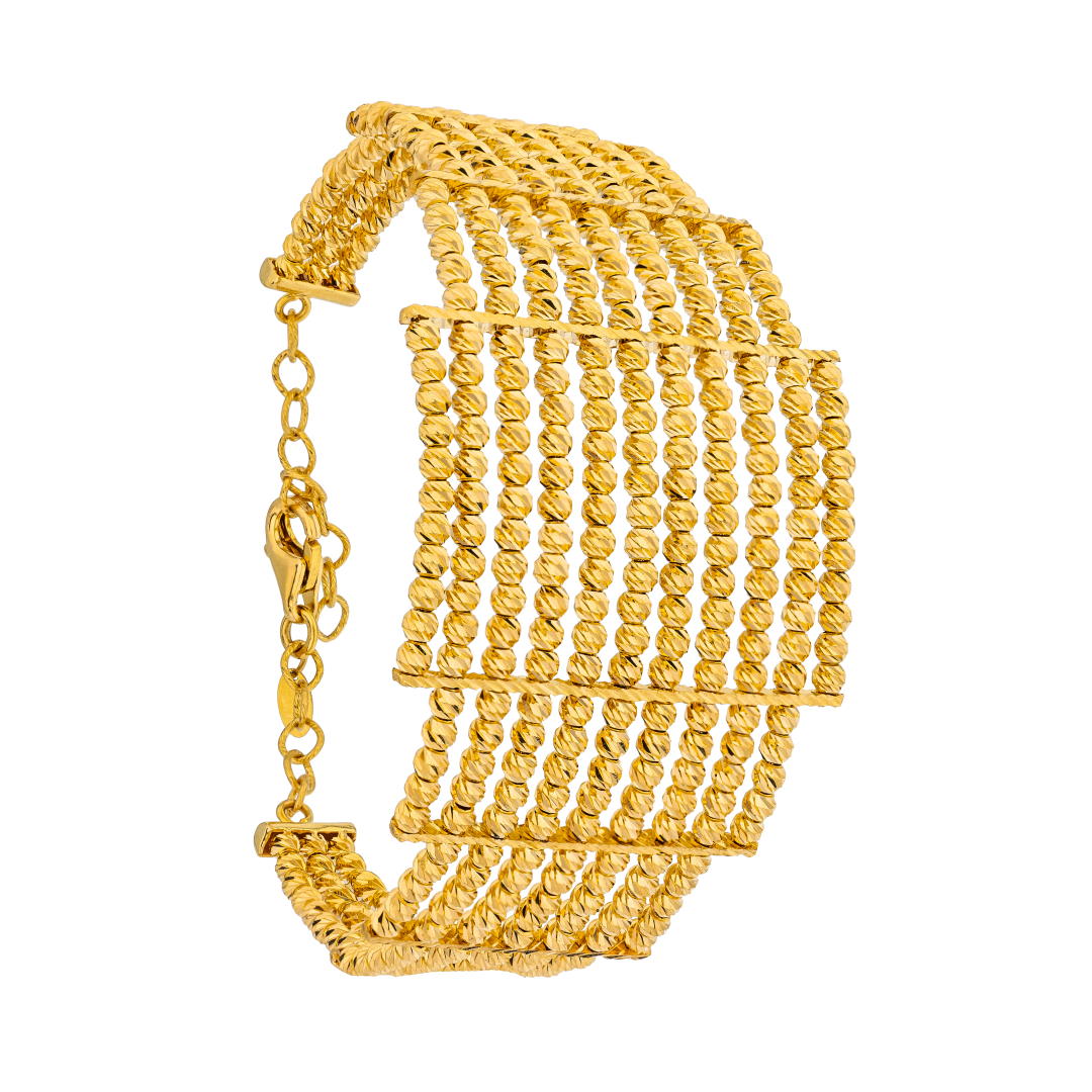 Rayka 21K Yellow Gold Bangle