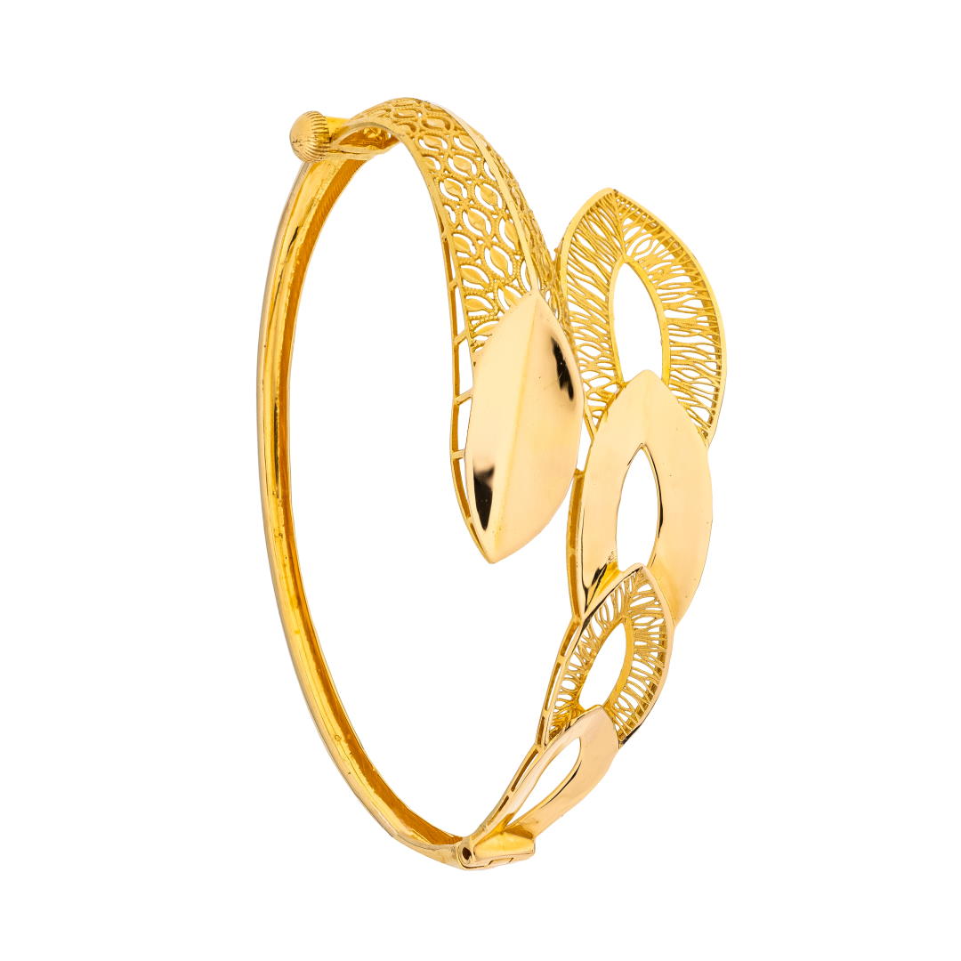 Rayka 21K Yellow Gold Bangle