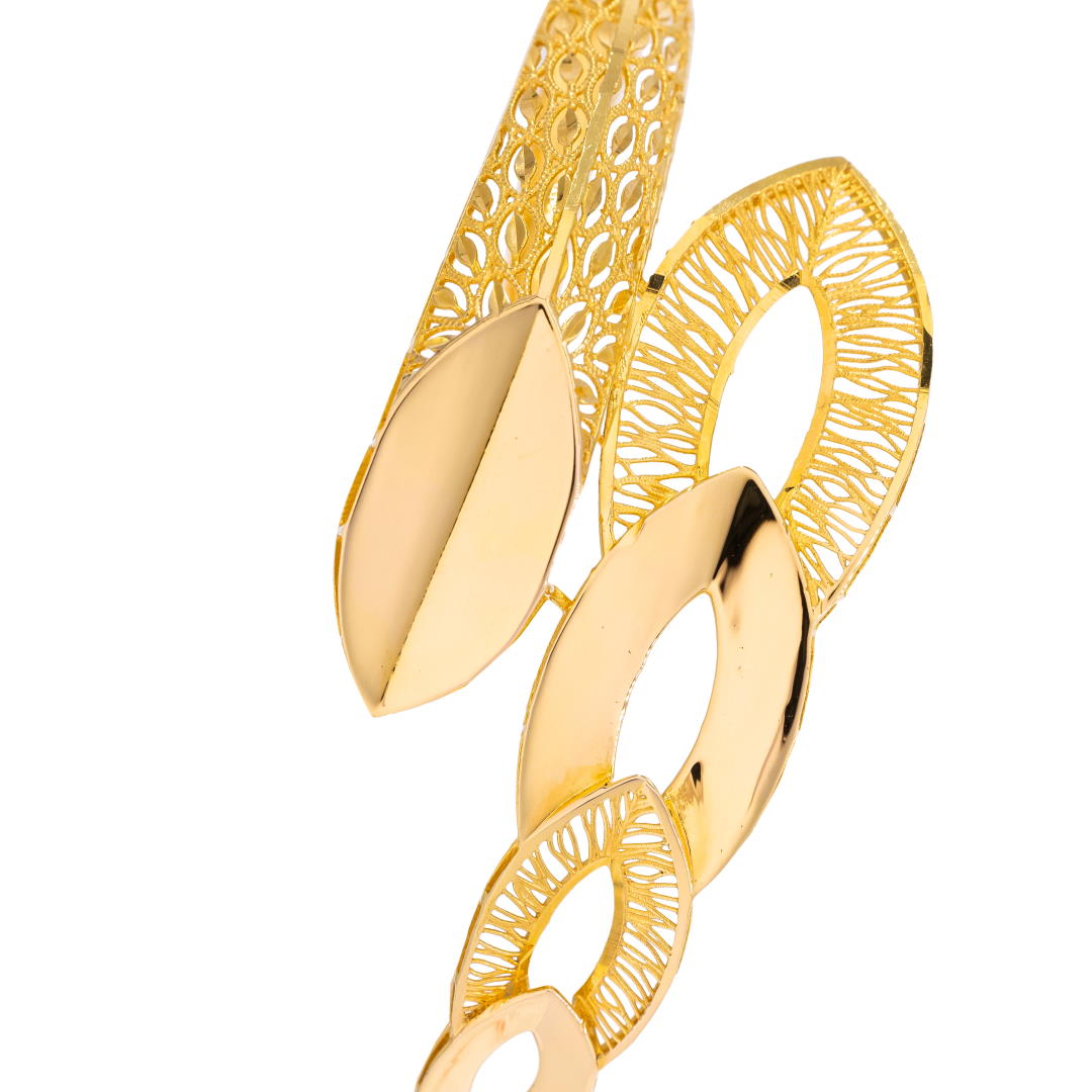 Rayka 21K Yellow Gold Bangle