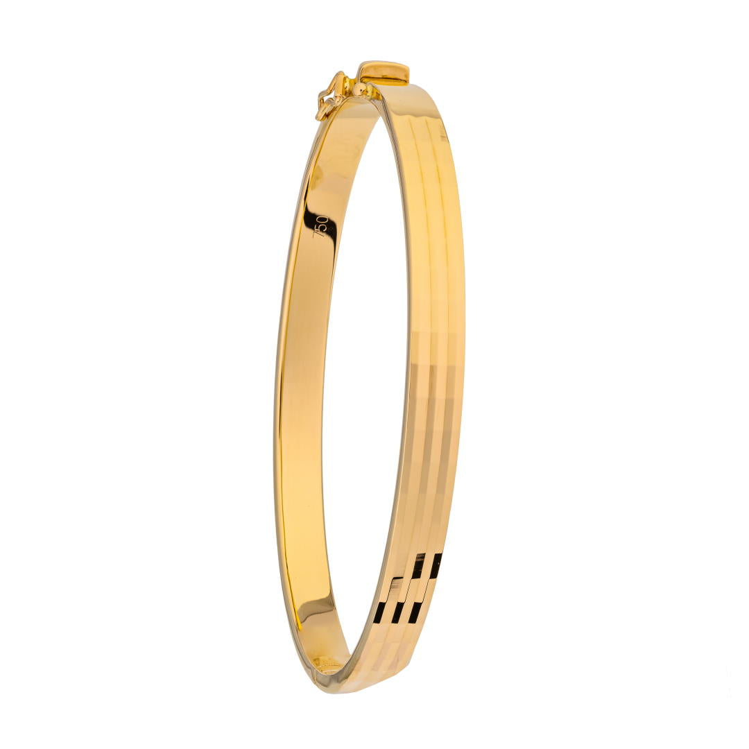 Rayka 18K Yellow Gold Bangle