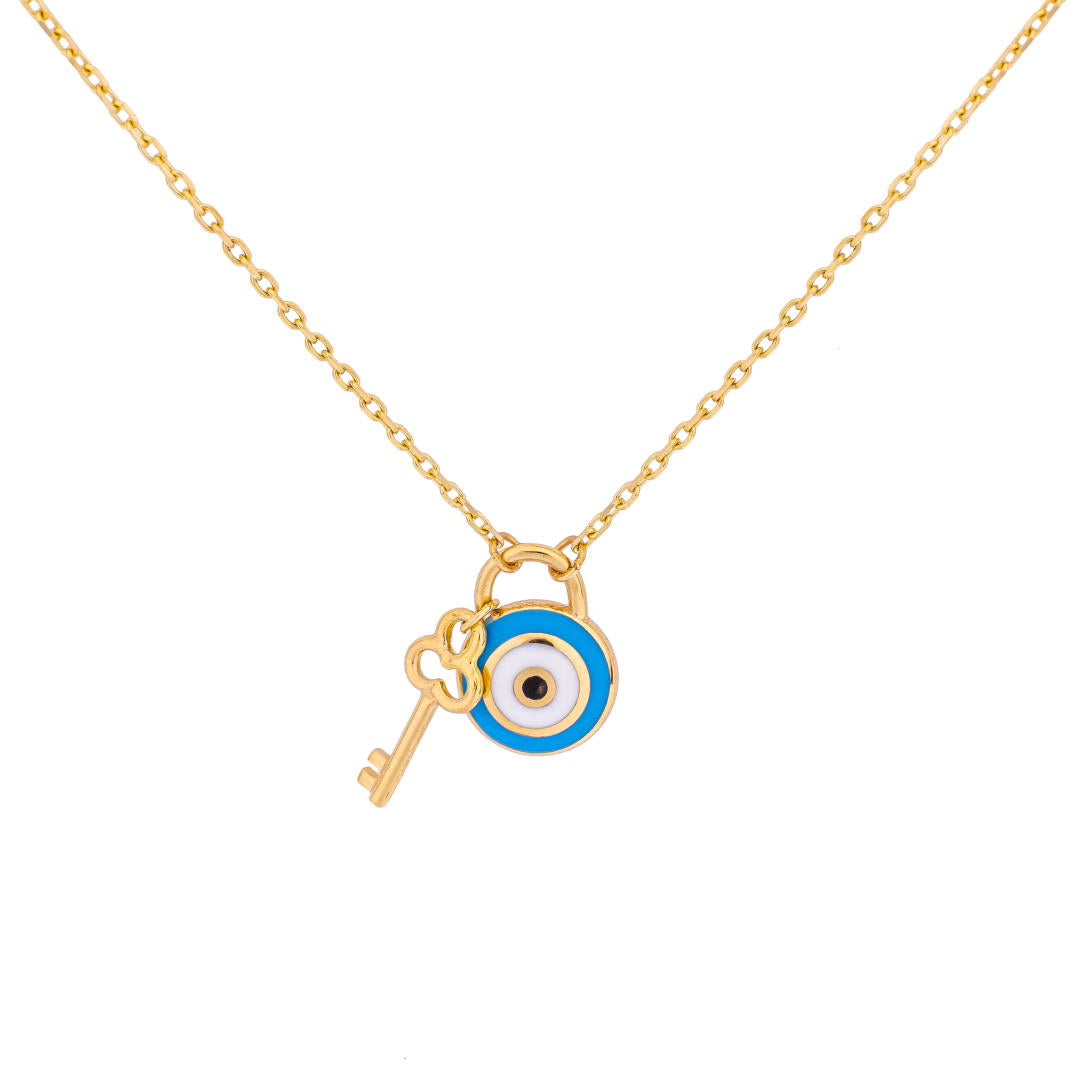 Uranus 18K Yellow Gold Necklace