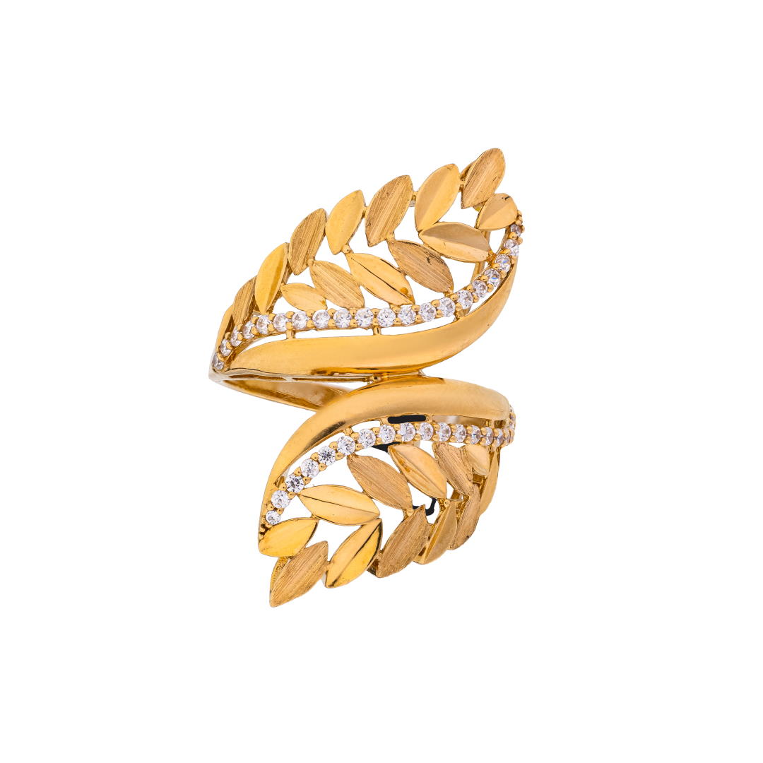 Diyara 21K Yellow Gold Ring