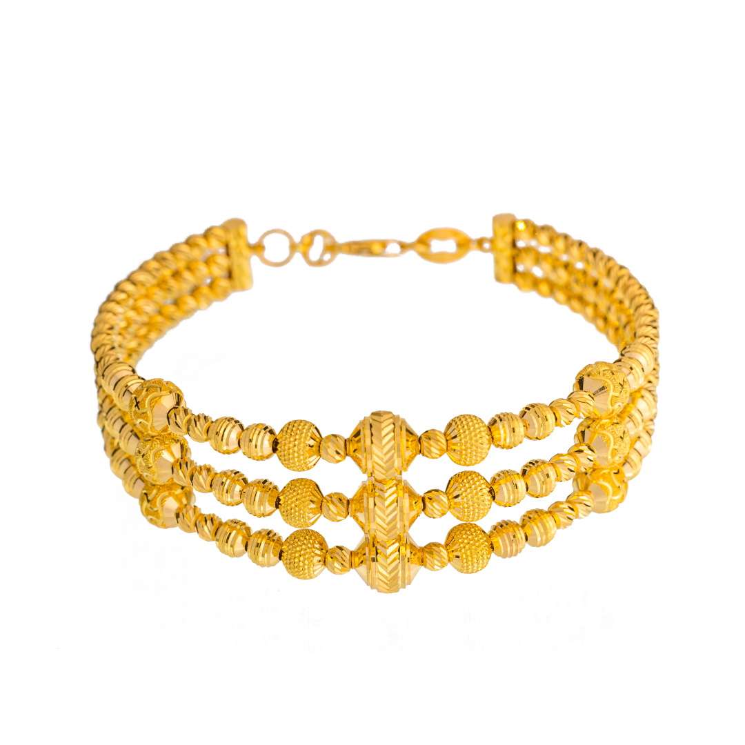 Rayka 21K Yellow Gold Bangle